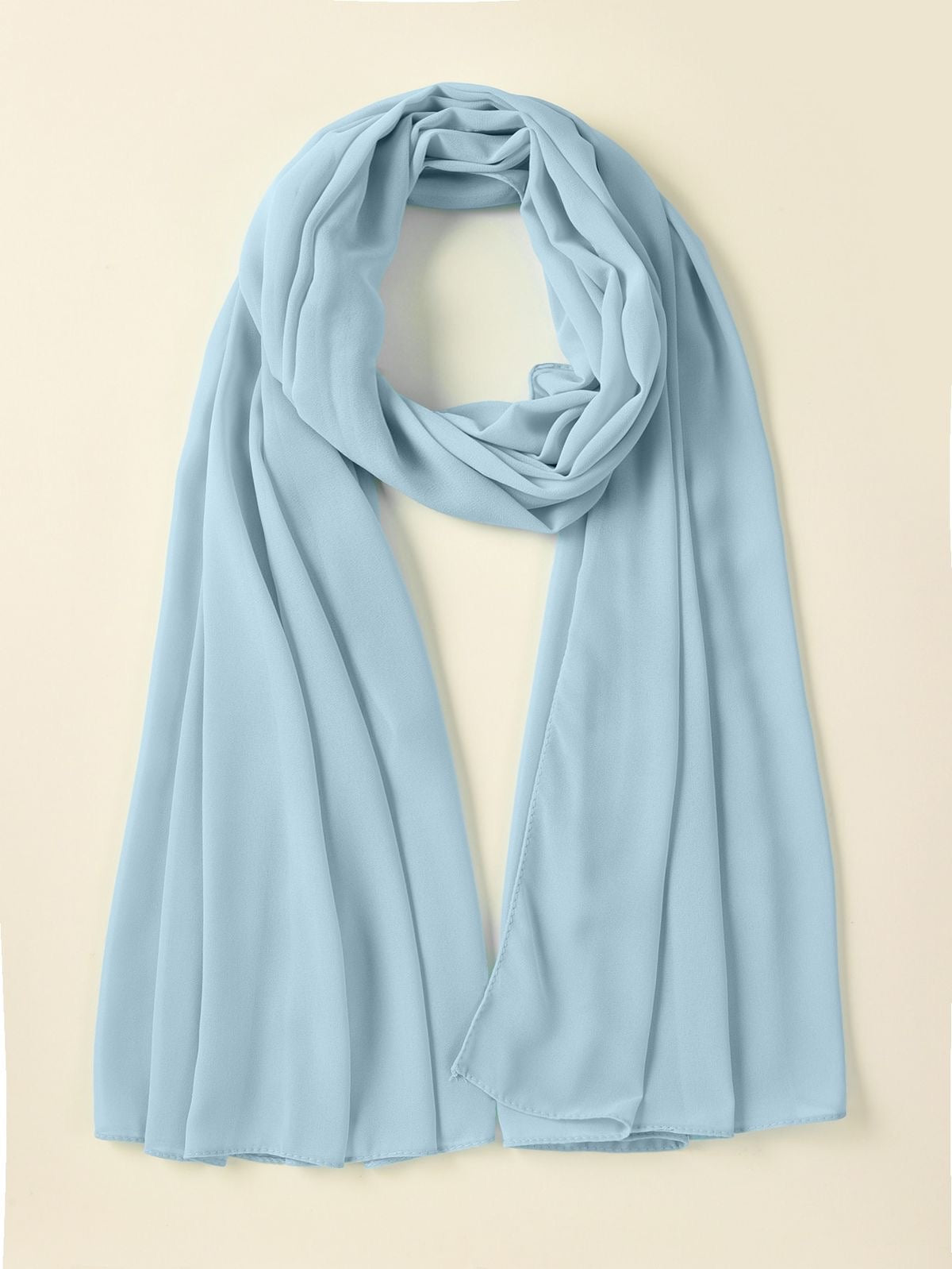 POWDER BLUE GEORGETTE HIJAB