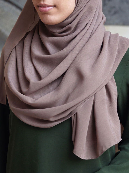 DUSTY NUDE GEORGETTE HIJAB