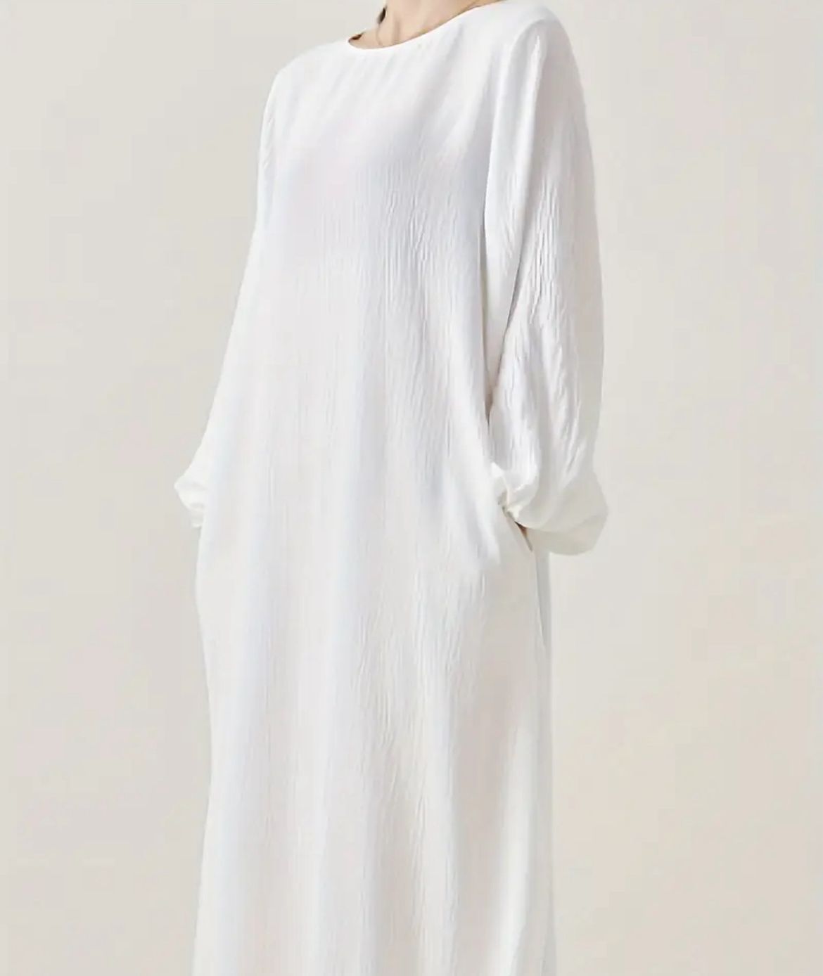 WHITE PRAYER DRESS