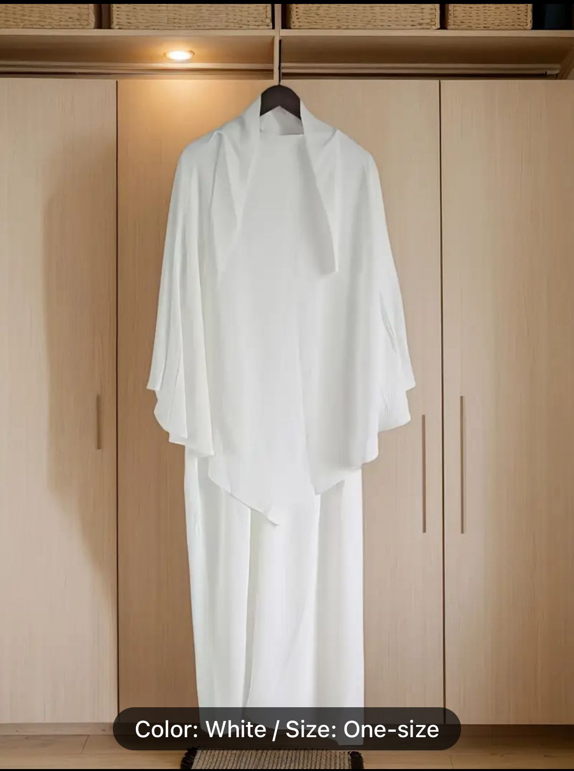 WHITE PRAYER DRESS