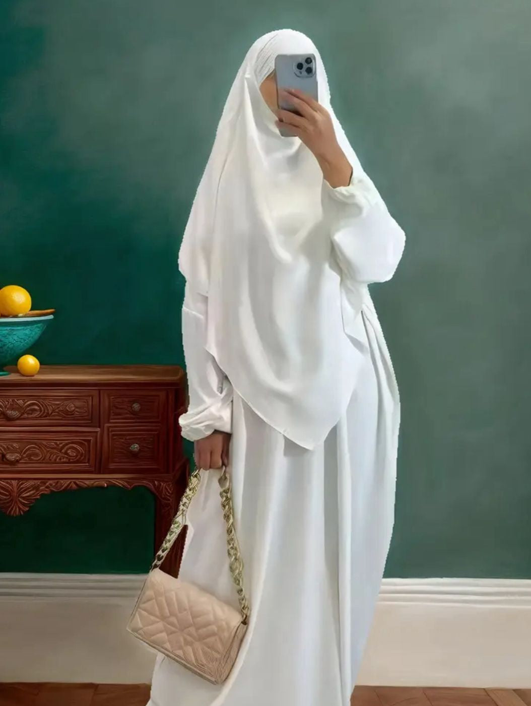 WHITE PRAYER DRESS