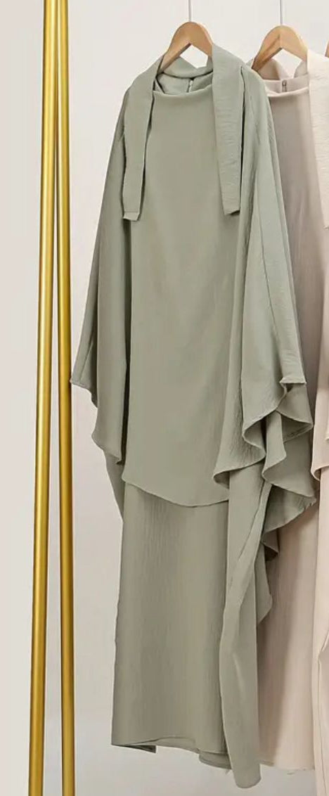 GRAY PRAYER DRESS