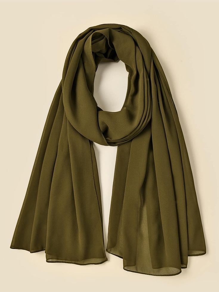 OLIVE GEORGETTE HIJAB