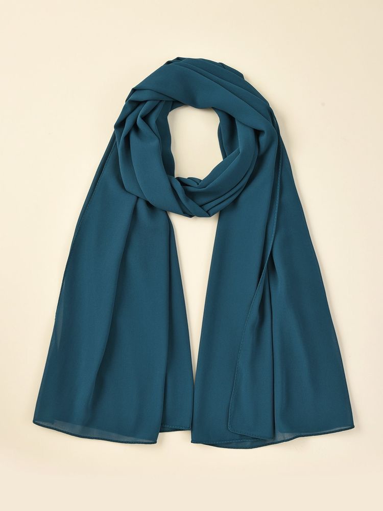 TEAL GREEN GEORGETTE HIJAB