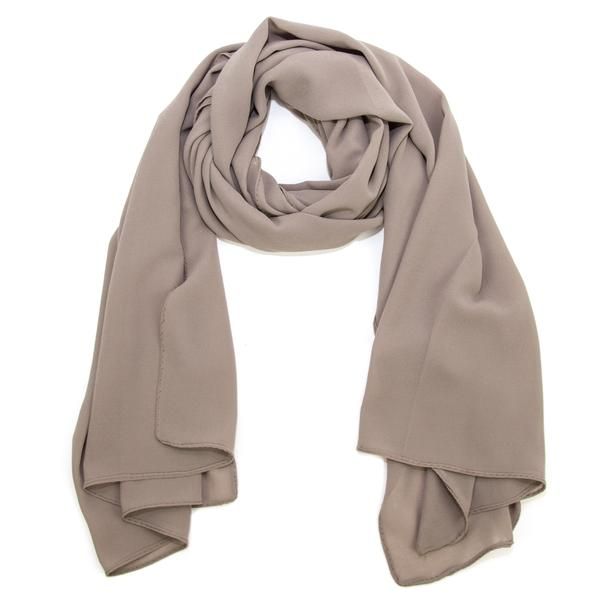 TAUPE GEORGETTE HIJAB