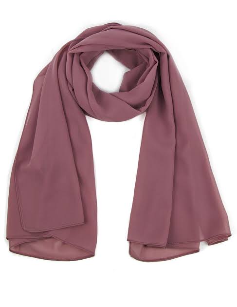 MAUVE GEORGETTE HIJAB