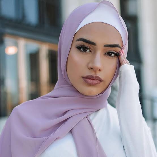 LILAC GEOORGETTE HIJAB